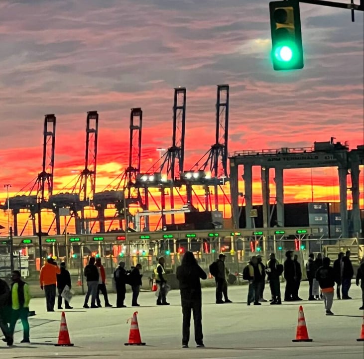 gulf coast port strike